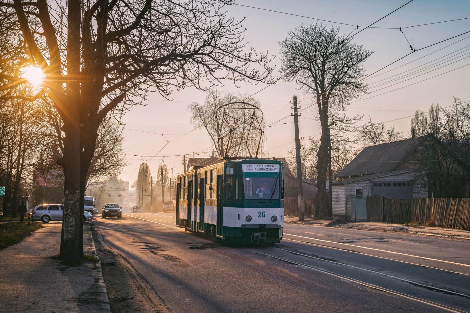 Вчора у Житомирі зупинився електричний транспорт