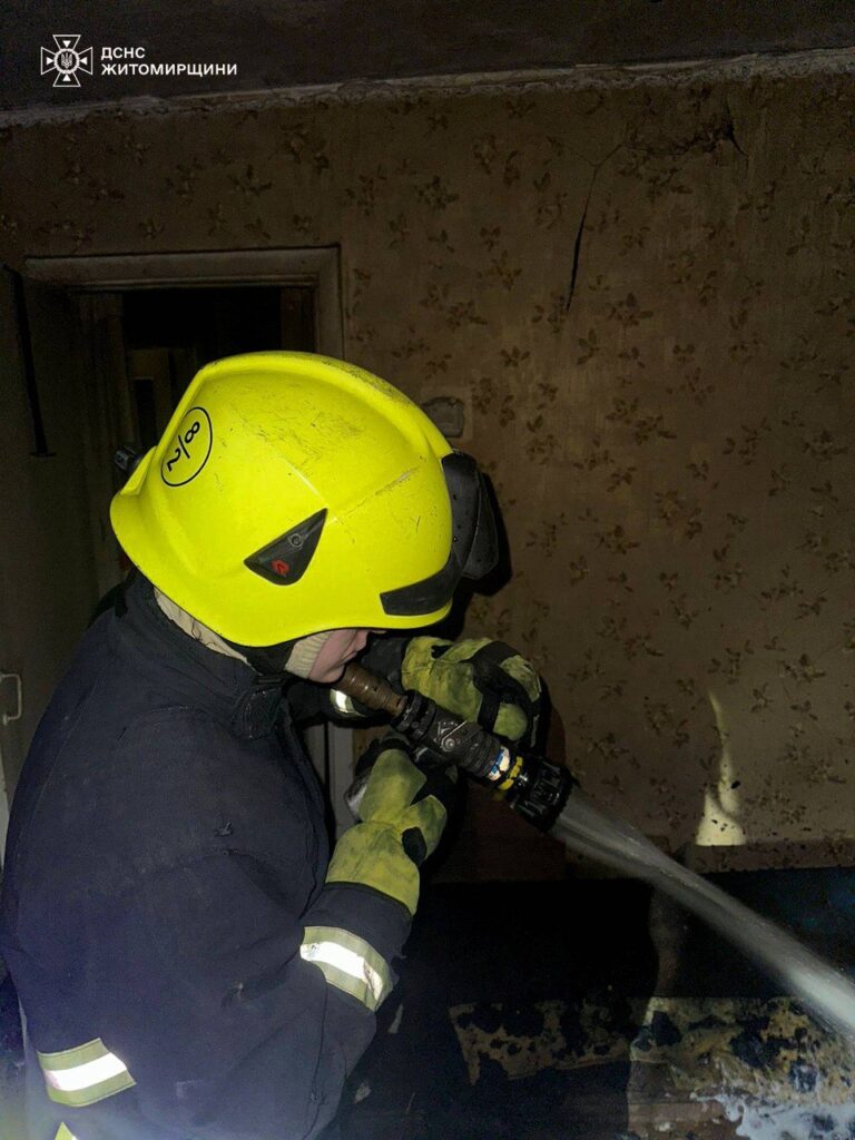 У Коростені на пожежі виявлено тіло чоловіка