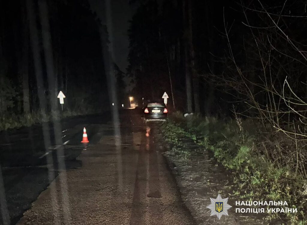 У ДТП у Житомирському районі смертельно травмовано пішохода: поліцейські розпочали розслідування