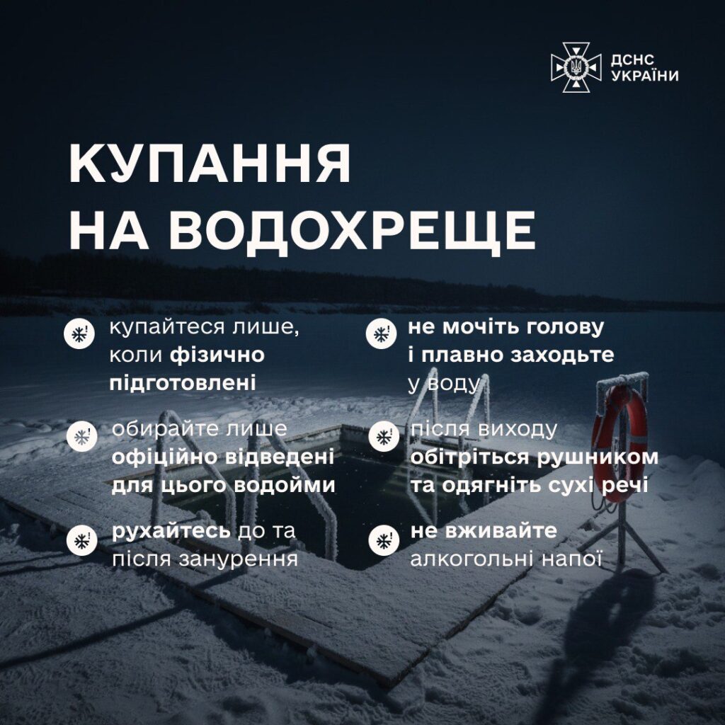 Завтра – Водохреще