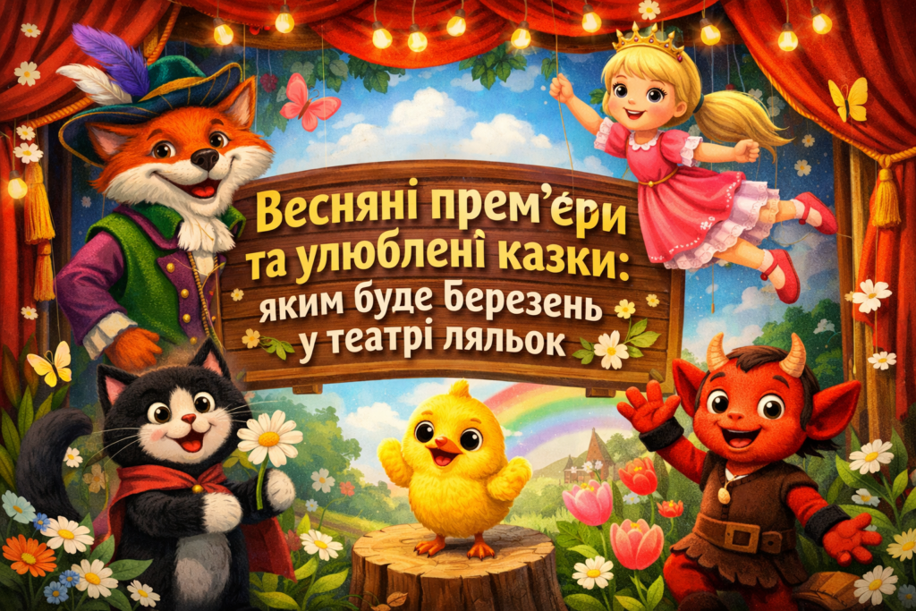 Весняні прем’єри та улюблені казки: яким буде березень у театрі ляльок