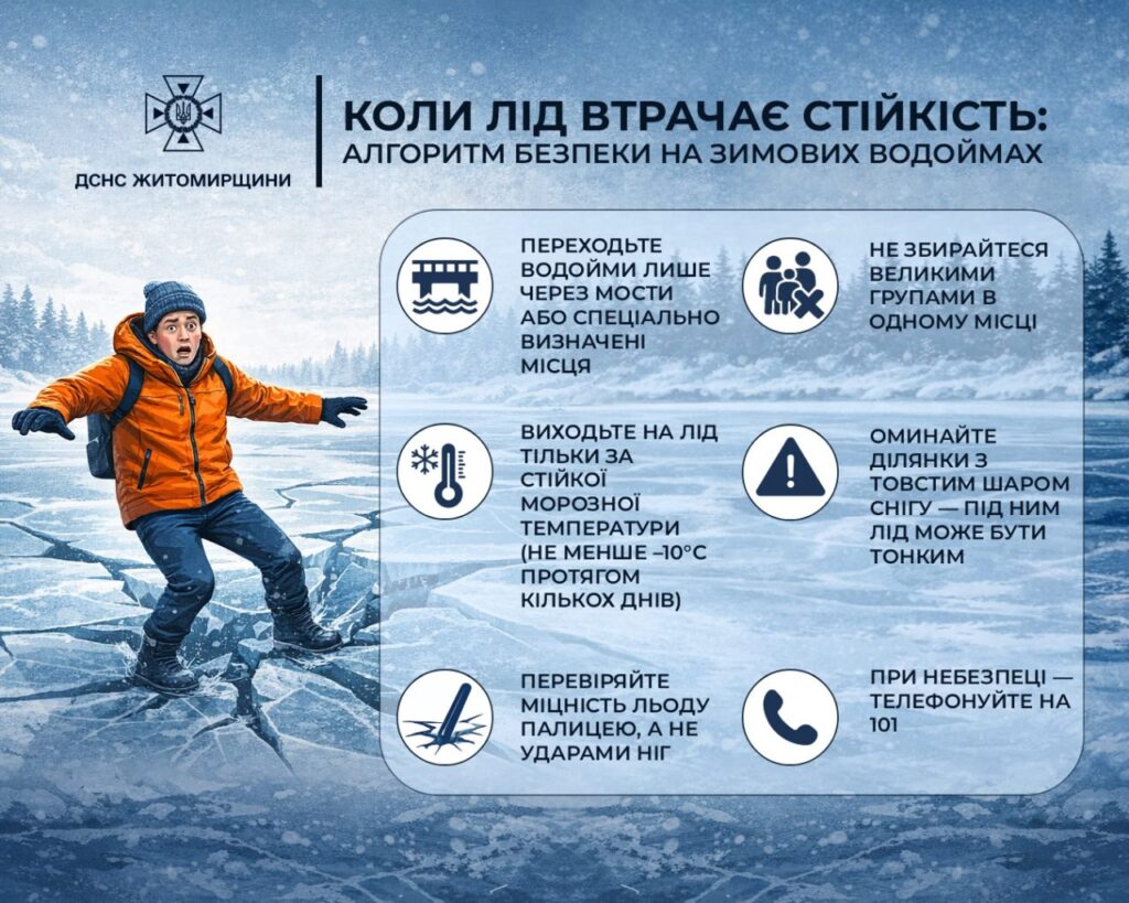 Коли лід втрачає стійкість: небезпека, яку не видно