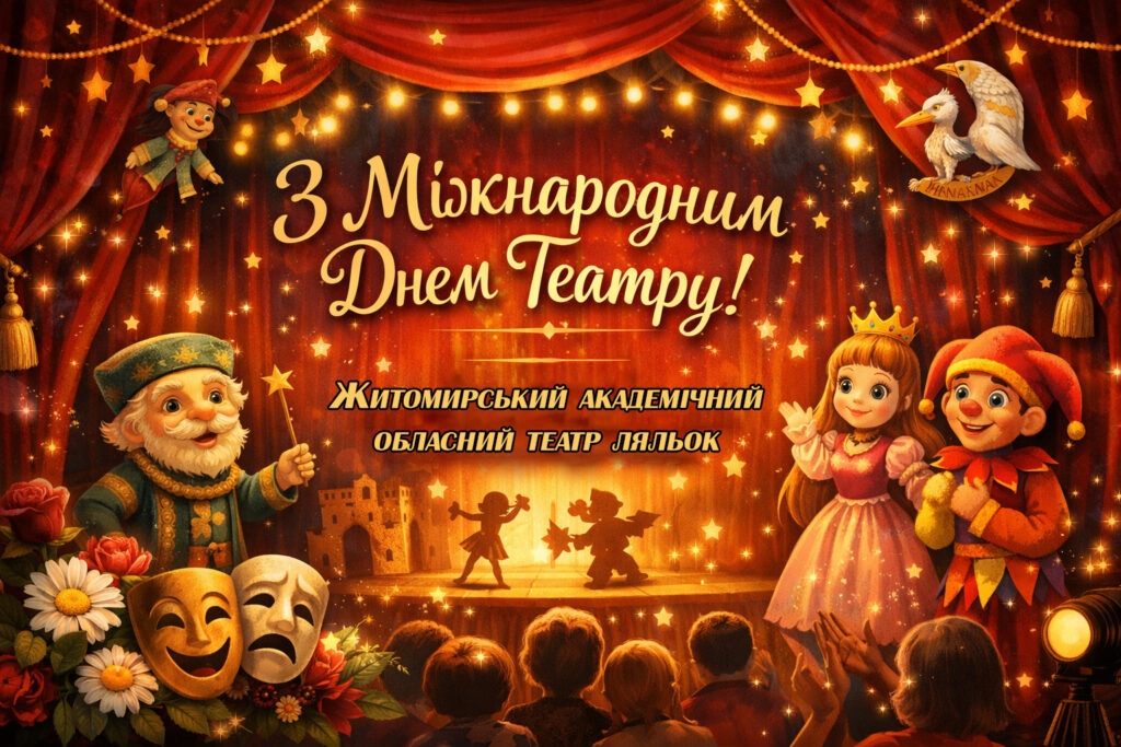 Привітання з Міжнародним днем театру