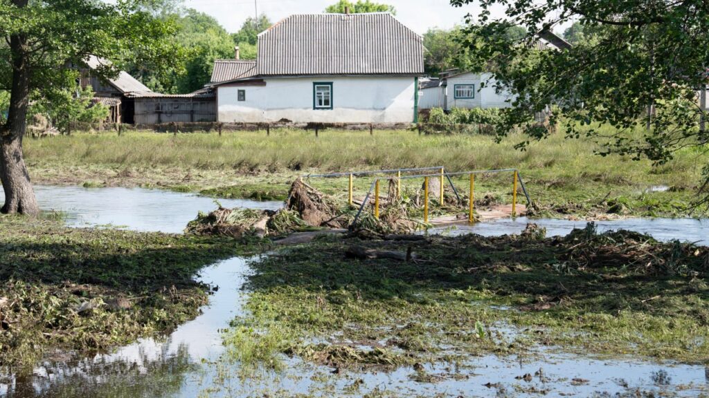 В Ушомирській громаді через негоду та різкий підйом води в річці Уж підтопило двадцять житлових та господарських будівель